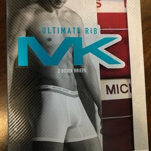 New Michael Kors boxer briefs 2-pack red tones
